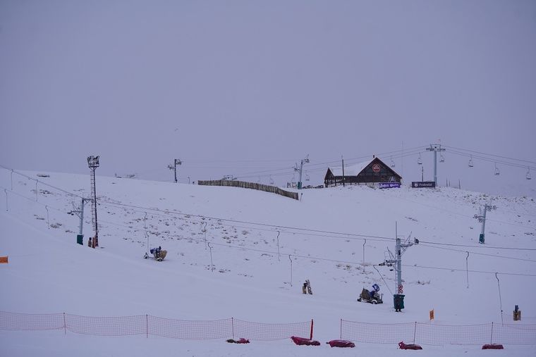Las Leñas se cubre de blanco este jueves, 17 de agosto Foto: Nahuel Ronco della Puppa