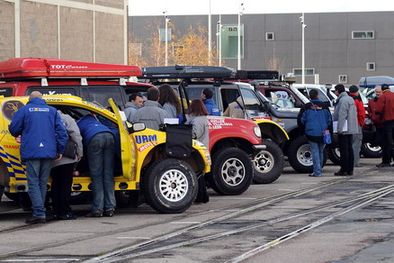 MDZol | Algunos vehículos que intervendrán en la competencia. Foto: NA