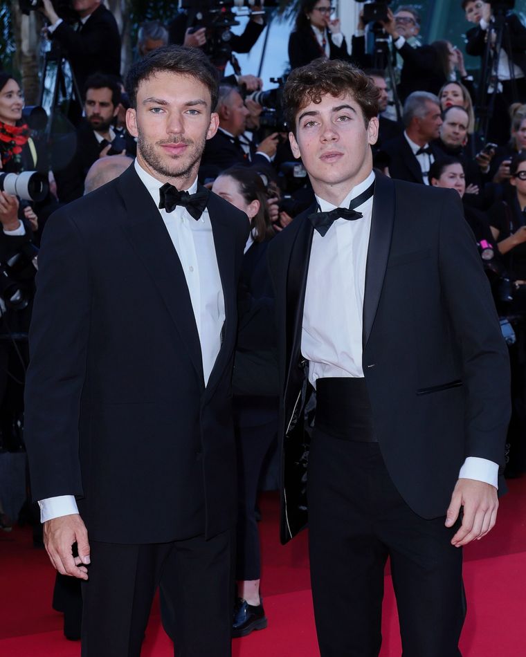 Gasly y Colapinto, compañeros en Alpine, brillan en Cannes. Foto: @Alpine F1Team