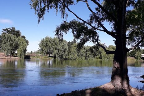 Un pueblo sereno. Un pueblo sereno.