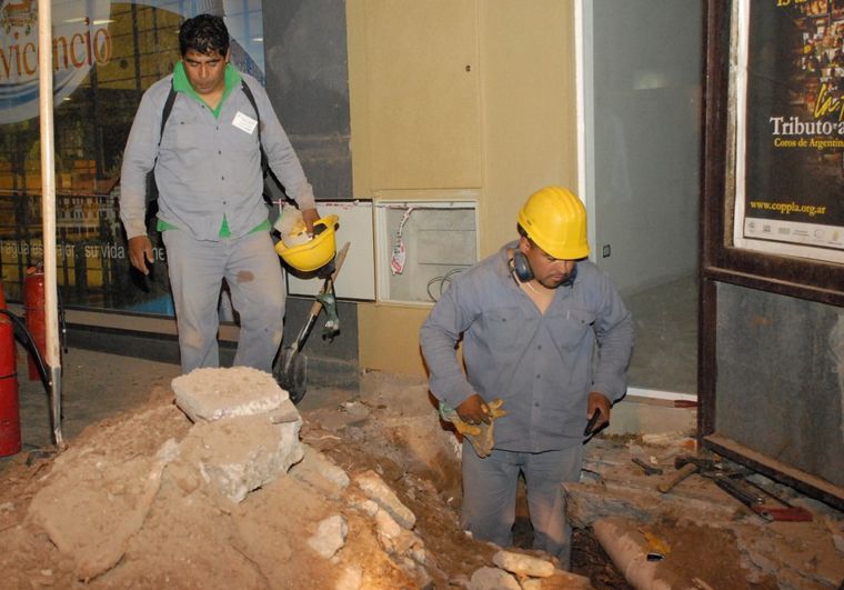 Una fuga de gas preocupó en el centro mendocino. Foto: Marcelo Ruiz / MDZ