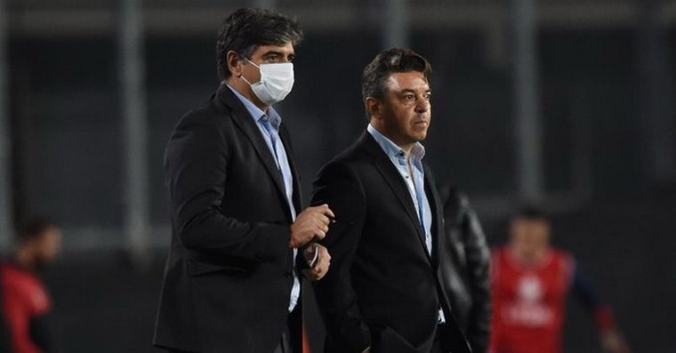 Gallardo y Matías Biscay, su hombre de confianza Foto: River Plate