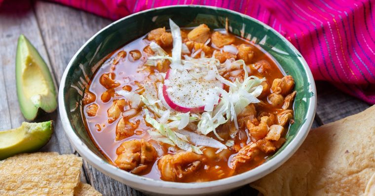 Pozole Foto: Architectural Digest México y Latinoamérica
