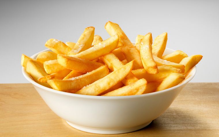 El secreto para unas papas fritas más crujientes. Foto: Shutterstock