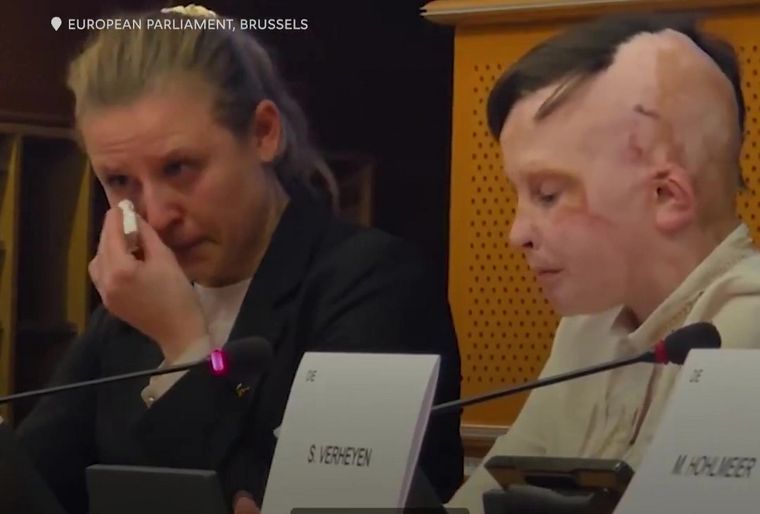 El desgarrador testimonio del niño ucraniano que vio morir a su mamá durante un ataque ruso.