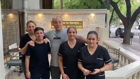 El músico sigue disfrutando la ciudad de Mendoza. El músico sigue disfrutando la ciudad de Mendoza.