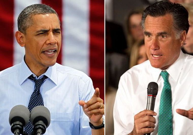 Obama y Romney, los grandes candidatos.