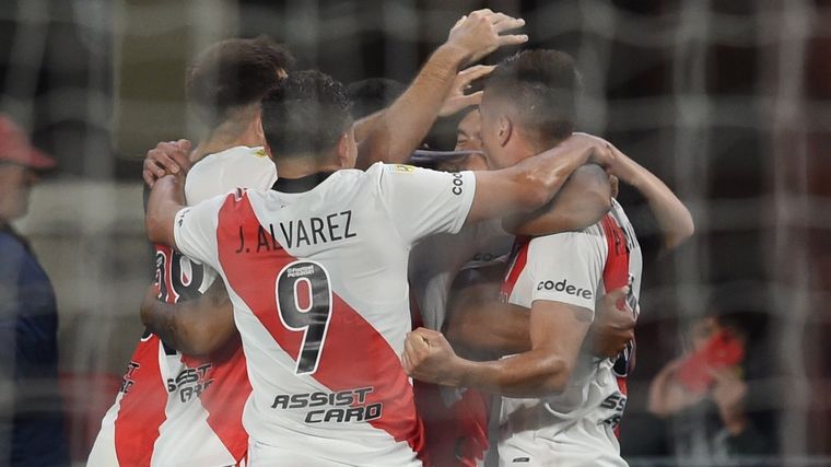 El Millonario sumó en La Plata Foto: River Plate