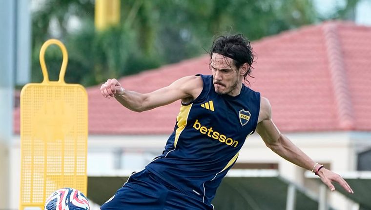 Cavani y su postura sobre una posible salida de Boca a fin de año.