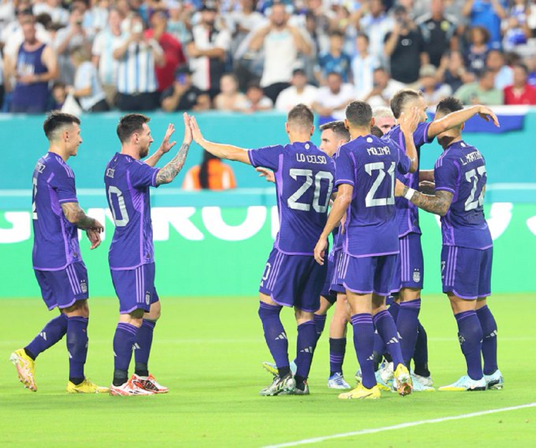La Scaloneta va por otra victoria. Foto: Selección argentina