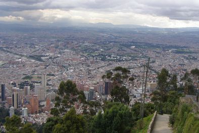 MDZol | Bogotá desde el cerro Monserrate Foto: Flavia Noceti