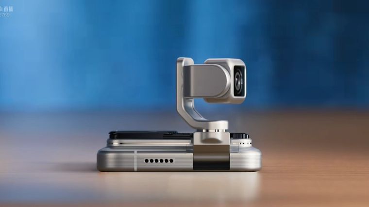 El teléfono robot de Honor apuesta por una cámara móvil integrada en el cuerpo del Robot Phone. El teléfono robot de Honor apuesta por una cámara móvil integrada en el cuerpo del Robot Phone.