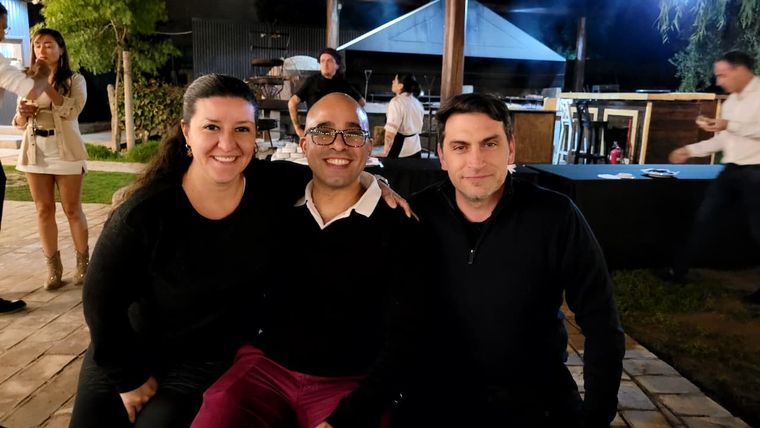 Alejandra Quiroga, Andrés Salazar y Sergio Follis. Alejandra Quiroga, Andrés Salazar y Sergio Follis.