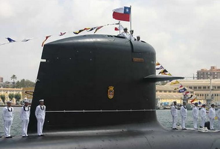 El submarino Scorpene Carrera.