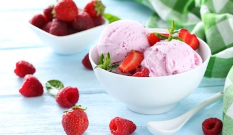 El mejor helado de yogur y fresa para el verano Foto: Shutterstock