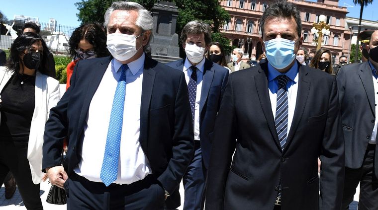 Alberto y Masssa definen al sucesor de Meoni Foto: Prensa Diputados