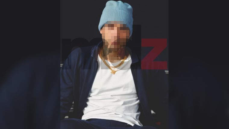 El cantante de RKT que fue detenido el lunes en Las Heras.&nbsp;