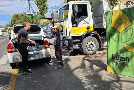 Campaña ambiental en Luján. Campaña ambiental en Luján.
