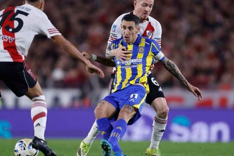Di María jugó por segunda vez en el Monumental con la camiseta de Central: derrota y eliminación en semis del Apertura 2026. Di María jugó por segunda vez en el Monumental con la camiseta de Central: derrota y eliminación en semis del Apertura 2026.