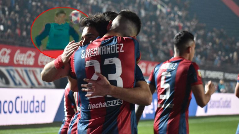El alcanzapelotas que facilitó la jugada previa al gol de San Lorenzo,