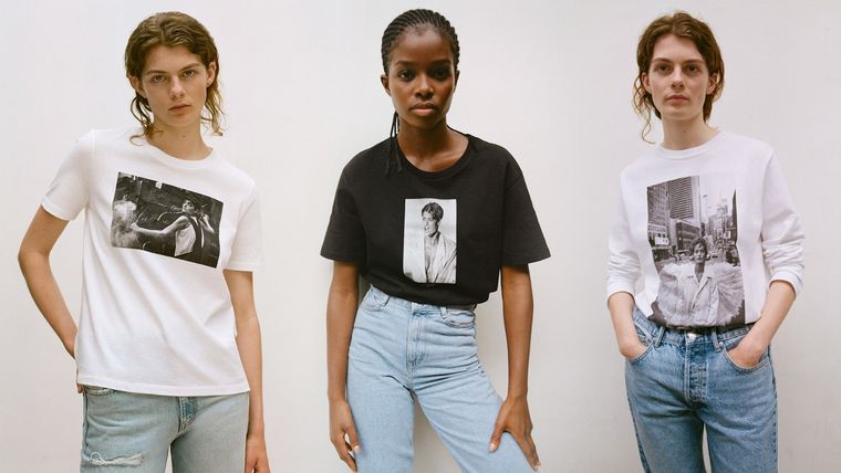 La nueva colección de remeras de Zara es a beneficio. Foto: El Nuevo Diario