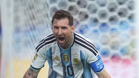 Messi eufórico festejó el segundo gol contra Austria con un hombre muy particular. / Instagram @leomessi Messi eufórico festejó el segundo gol contra Austria con un hombre muy particular. / Instagram @leomessi