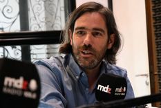 El diputado nacional por el Frente de Izquierda, Nicolás Del Caño, habló sobre la visita de diputados de La Libertad Avanza a genocidas en Ezeiza. Foto: Santiago Tagua/MDZ