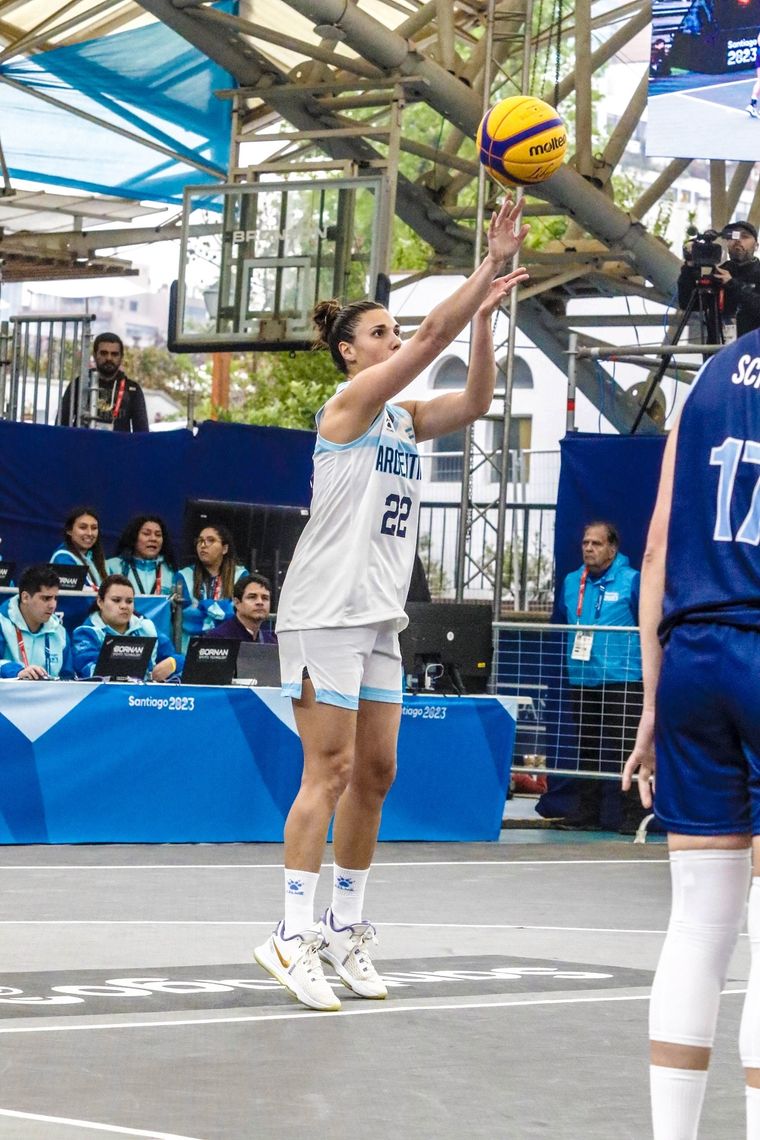 Nacha Pérez va en busca de una medalla Foto: CABB