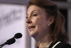 La canciller Diana Mondino fue apuntada por los funcionarios de carrera del Ministerio de Relaciones Exteriores a raíz de Ganancias Foto: Juan Mateo Aberastain/MDZ