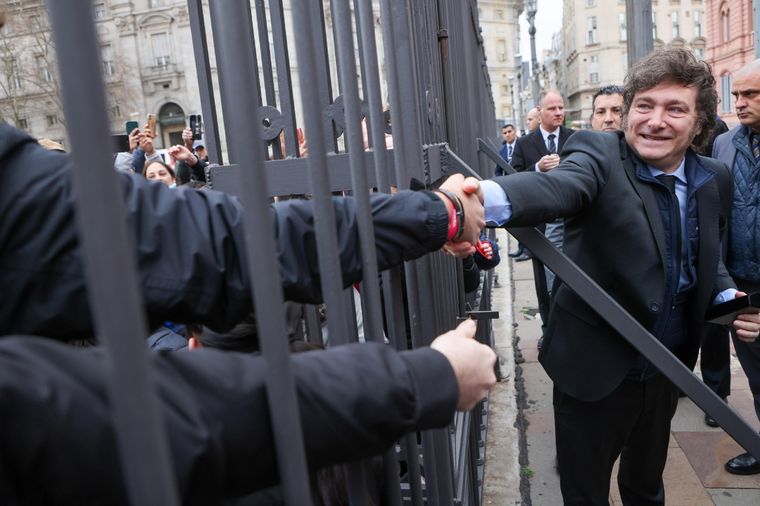 Javier Milei apuesta su gobierno a la estabilidad económica. Foto: Presidencia
