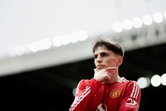 Garnacho convirtió un golazo en la derrota del Manchester United. Foto: @ManUtd Garnacho convirtió un golazo en la derrota del Manchester United. Foto: @ManUtd