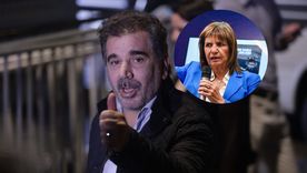 El jefe del bloque del PRO en Diputados, Cristian Ritondo; y la líder del bloque de La Libertad Avanza en el Senado, Patricia Bullrich.