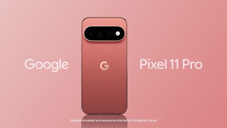 El Google Pixel 11 Pro incorpora un sistema de carga magn&eacute;tica y luz LED trasera.