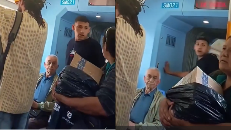 Una jubilada subió al tren Sarmiento para vender comida y los vendedores ambulantes la amenazaron.