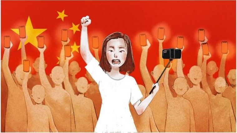 Foto: DAVIES SURYA. El crecimiento de los blogueros en las redes sociales chinas ha sido vinculado con la ascendencia del nacionalismo chino.
