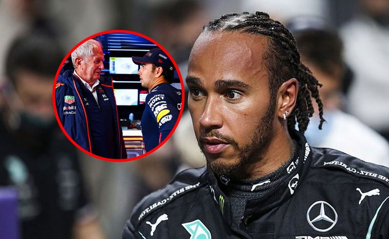 Hamilton opinó sobre la frase de Marko a Pérez. Foto: MDZ