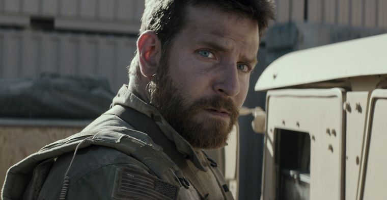 Bradley Cooper en la película Francotirador