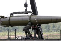 Iskander misiles Rusia Rusia ha llevado sus sistema Iskander a sus socios de Bielorrusia. Foto: Bbc.