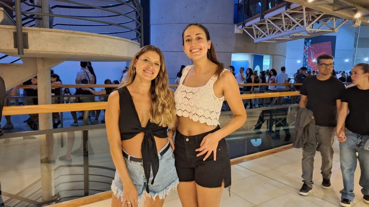 Bianca y Giuliana disfrutaron de las actividades en el Julio Le Parc. Foto: MDZ