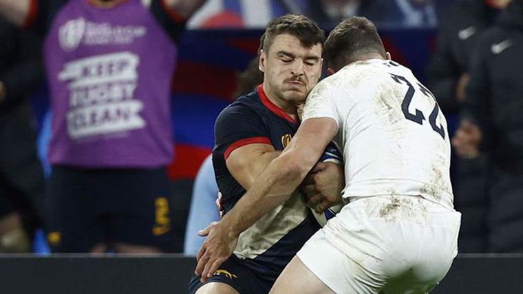 Mateo Carreras tuvo un exabrupto al hablar de la derrota de Los Pumas Foto: EFE