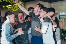 Julián, Grealish y Foden, como locos con el título del Manchester City en la Premier League Foto: Manchester City