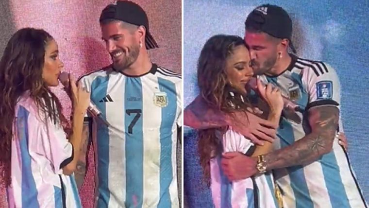 Tini Stoessel y Rodrigo de Paul