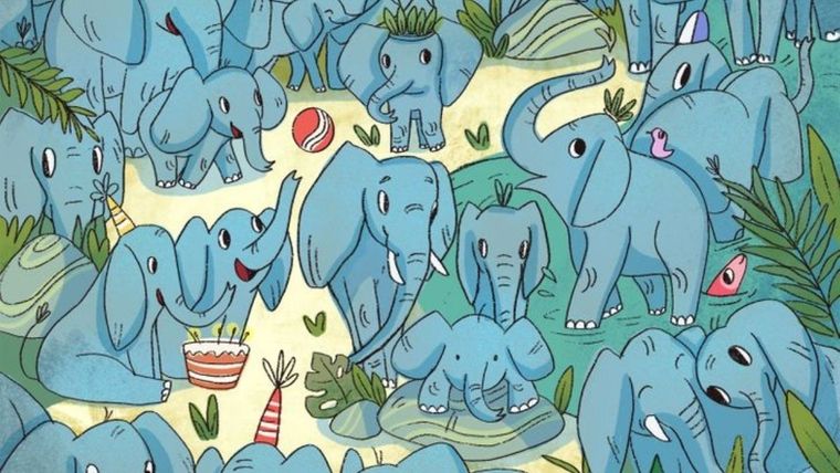 Acertijo visual, reto visual, rinoceronte Pinterest Foto: Pinterest