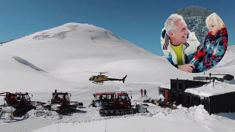 Marley y Mirko disfrutaran de unos días en el nuevo centro de esquí boutique El Azufre