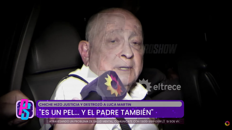 Chiche Gelblung lo destroz&oacute; a Luca Martin.&nbsp;