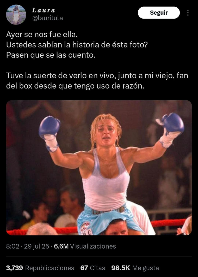 Una imagen que perdura. Créditos: Captura / X Una imagen que perdura. Créditos: Captura / X