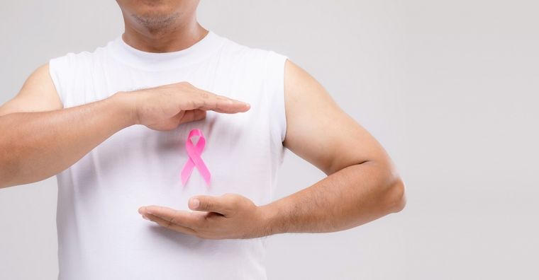 Existen los casos de cáncer de mama en hombres también. Foto: Shutterstock