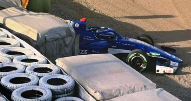 Jack Doohan volvió a chocar en Suzuka.