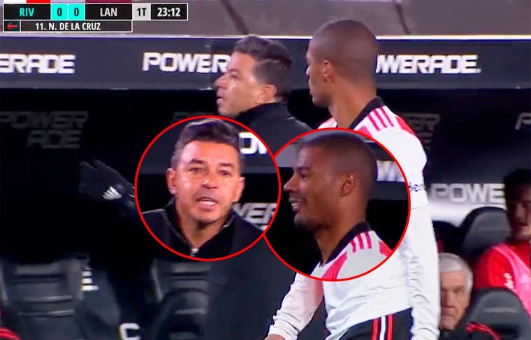 Marcelo Gallardo y Nicolás De la Cruz ¿Pelea entre Gallardo y De la Cruz?