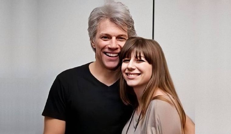 Jon Bon Jovi junto a su hija mayor, Stephanie Bongiovi.